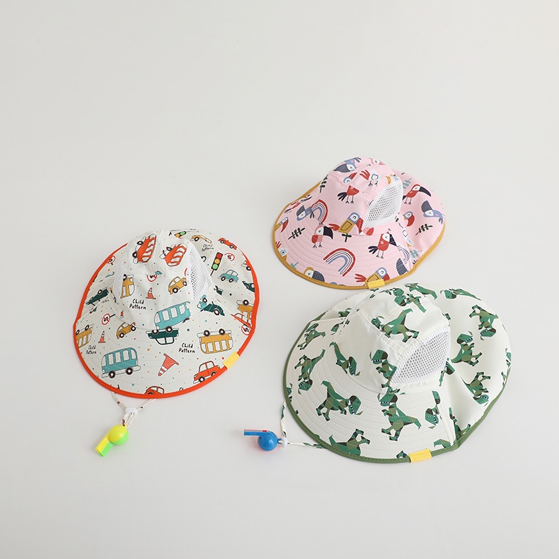 Nón Tai Bèo Vành Rộng Che Nắng Thời Trang Đi Biển Mùa Hè Cho Bé