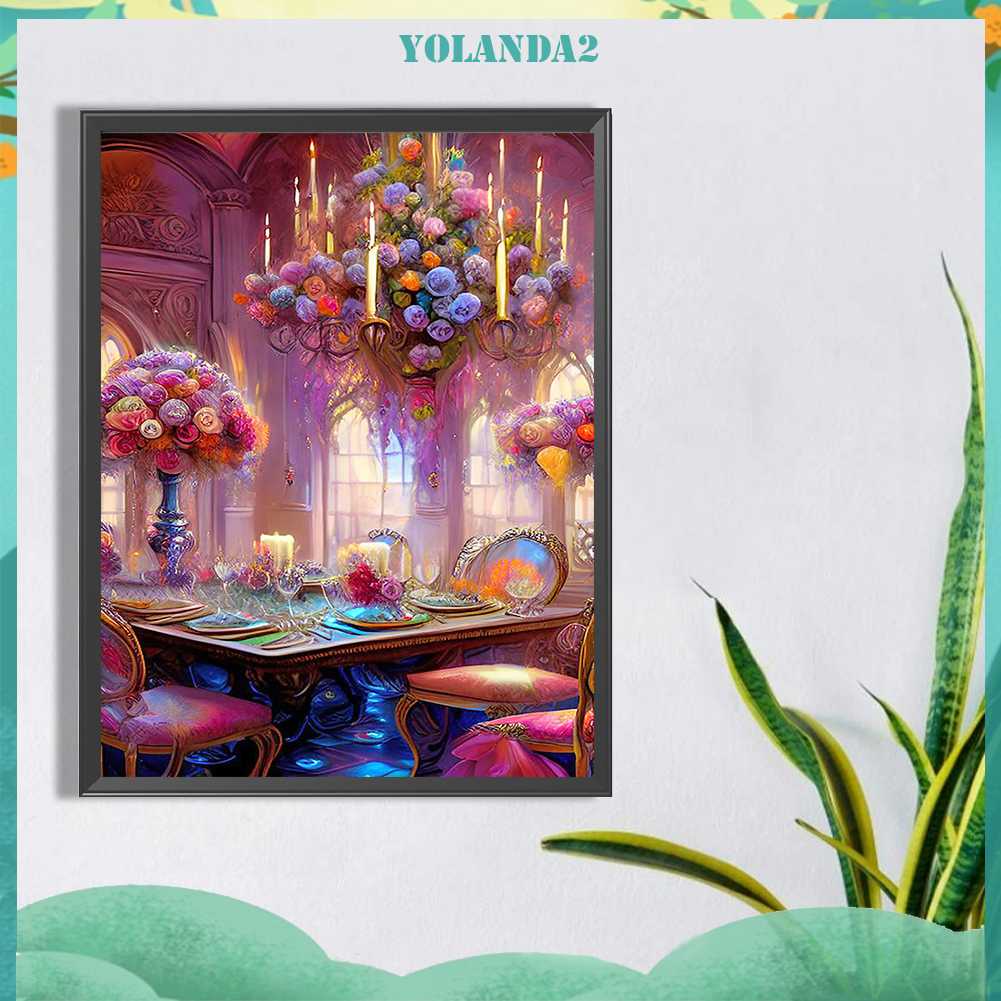 Tranh Đính Đá Kim Cương Toàn Bộ 5D DIY Hình Vẽ Trừu Tượng Trang Trí Nhà Cửa