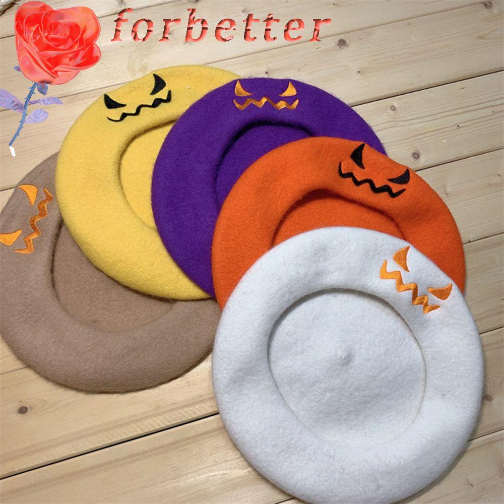 Mũ Họa Sĩ Thêu Hình Mắt Ngọt Ngào Thời Trang Thu Đông Cho Nữ