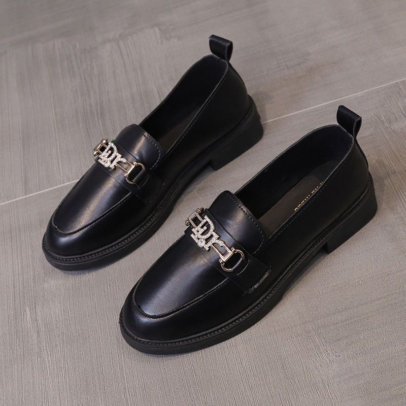 Giày Lười Da Đế Mềm Phong Cách Anh Quốc Thời Trang Mùa Hè Cho Nữ Y7TT