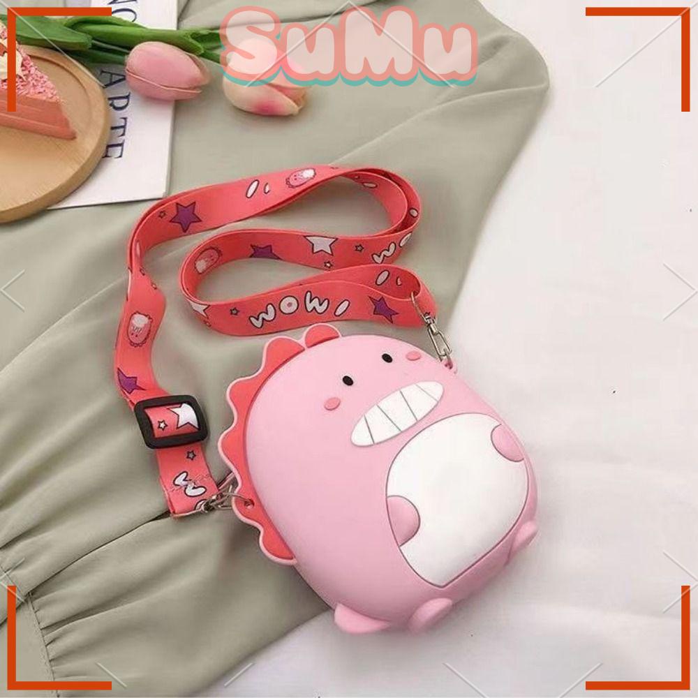 SUMU Túi Đeo Chéo Đựng Điện Thoại Bằng Silicon Hình Động Vật