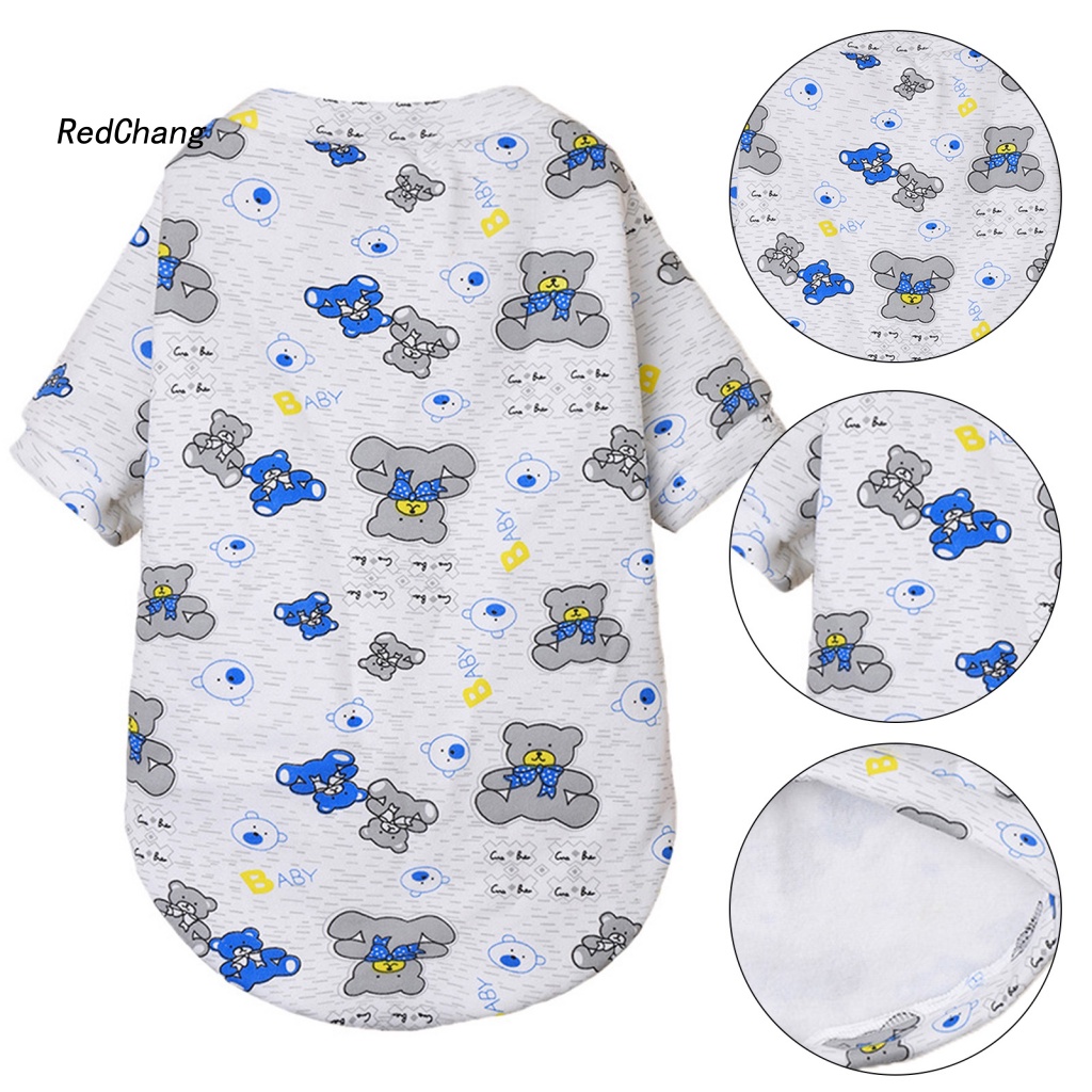 Rc ~ Áo Chui Đầu Mềm Mại In Hình Động Vật Bắt Mắt Hai Ống Thoải Mái Đa Năng Mùa Thu Cho Cún Cưng