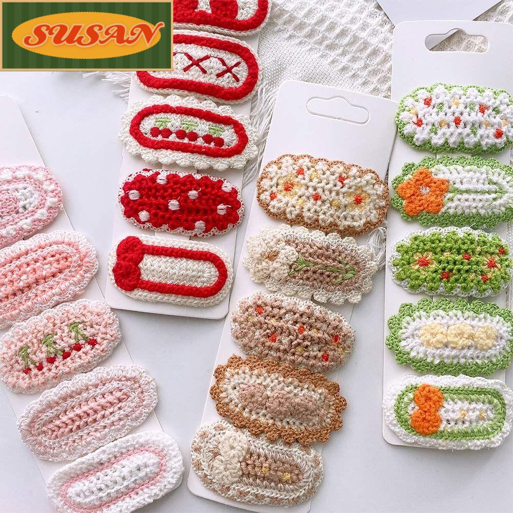 Kẹp Tóc Họa Tiết Hoa Thời Trang Cho Nữ