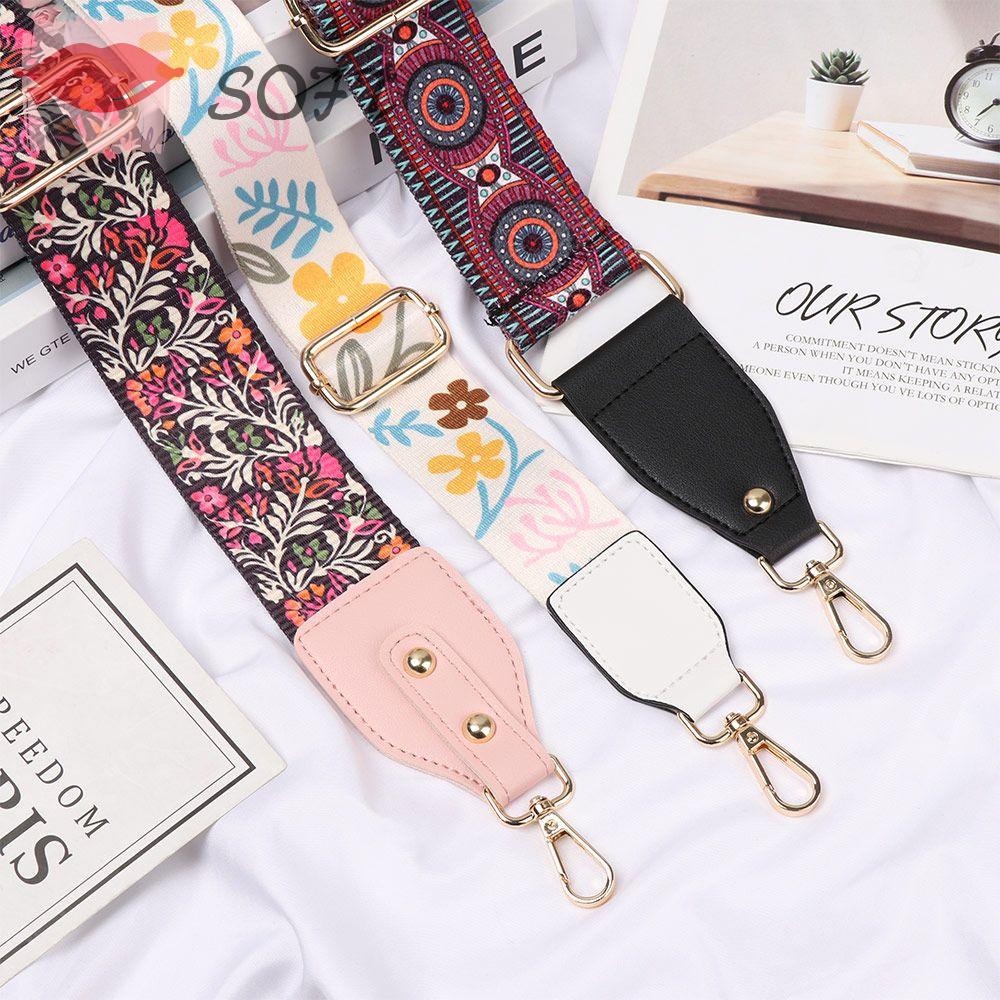 Dây Đeo Túi Xách Thay Thế Bằng Nylon Họa Tiết Thổ Cẩm Nhiều Màu Tùy Chỉnh Thời Trang