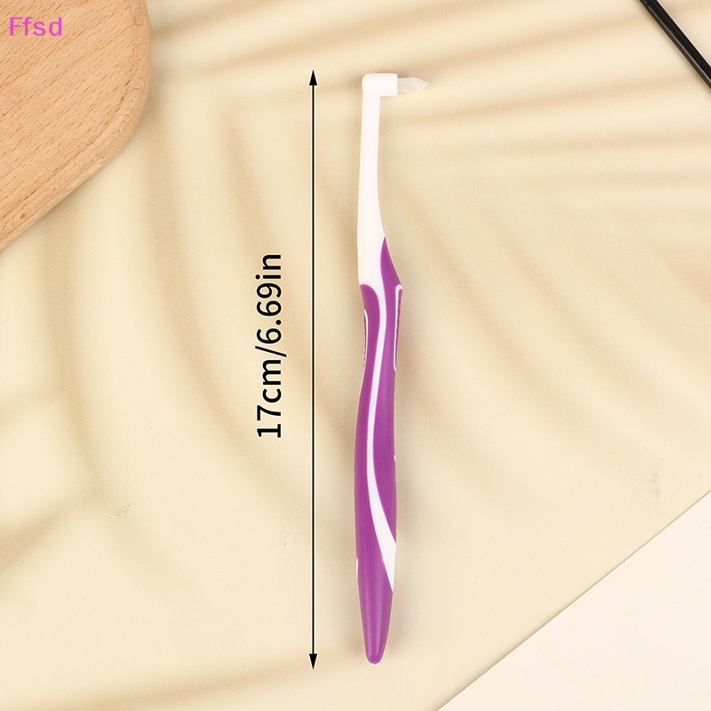 {Ffsd} Bàn Chải Đánh Răng Một Đầu Chỉnh Nha Chăm Sóc Răng Miệng * Bán Chạy