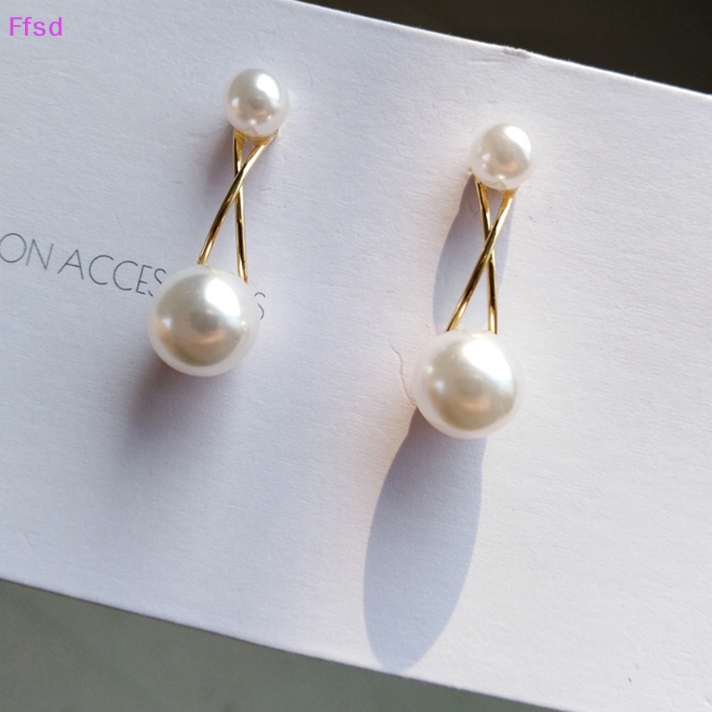 1 Đôi Bông Tai Ngọc Trai Đơn Giản Thời Trang Cho Nữ