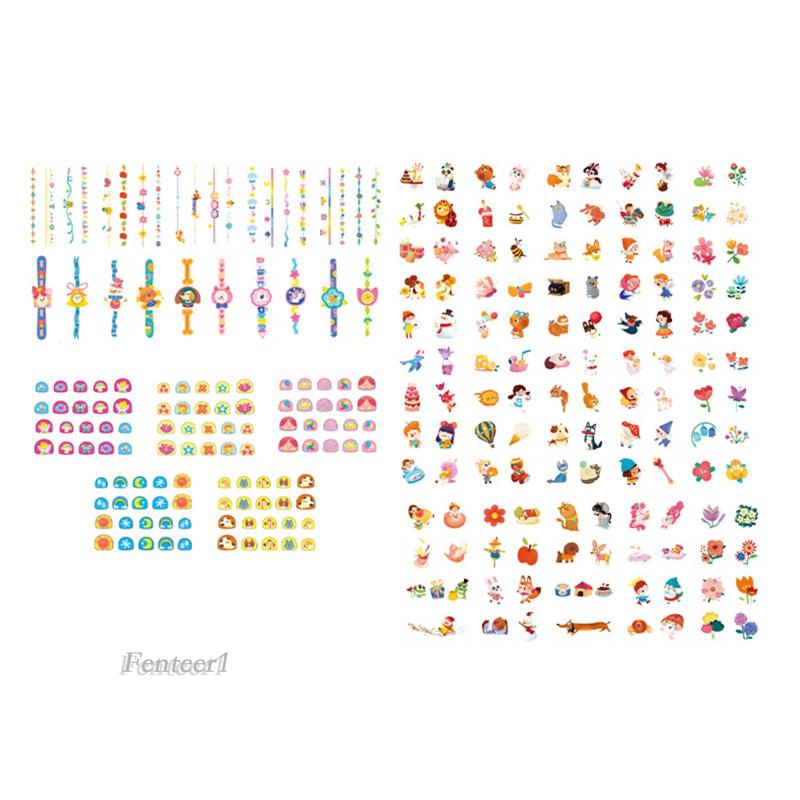 [Fenteer1] Sticker Dán Móng Tay Dễ Thương Dành Cho Trẻ Em