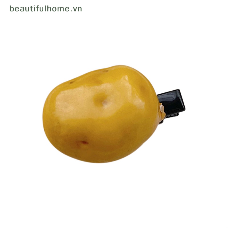 Kẹp Tóc Hình Trái Cây Và Rau Củ Nhỏ Dễ Thương Cho Bé Gái