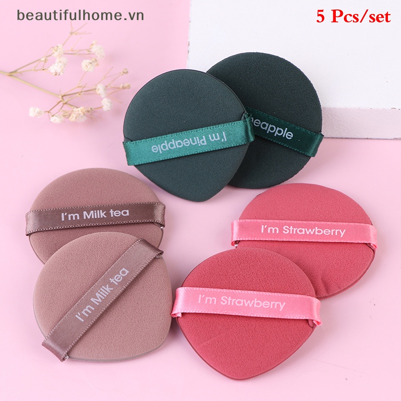 Bộ 5 Mút Trang Điểm Cho Mặt Và Cơ Thể