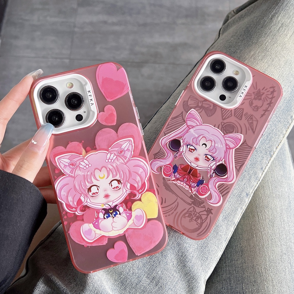 Ốp Điện Thoại tpu Silicon Mềm Trong Suốt Chống Rơi Họa Tiết Hoạt Hình Dễ Thương Cho iPhone 14 13 12 PRO MAX 14 Plus
