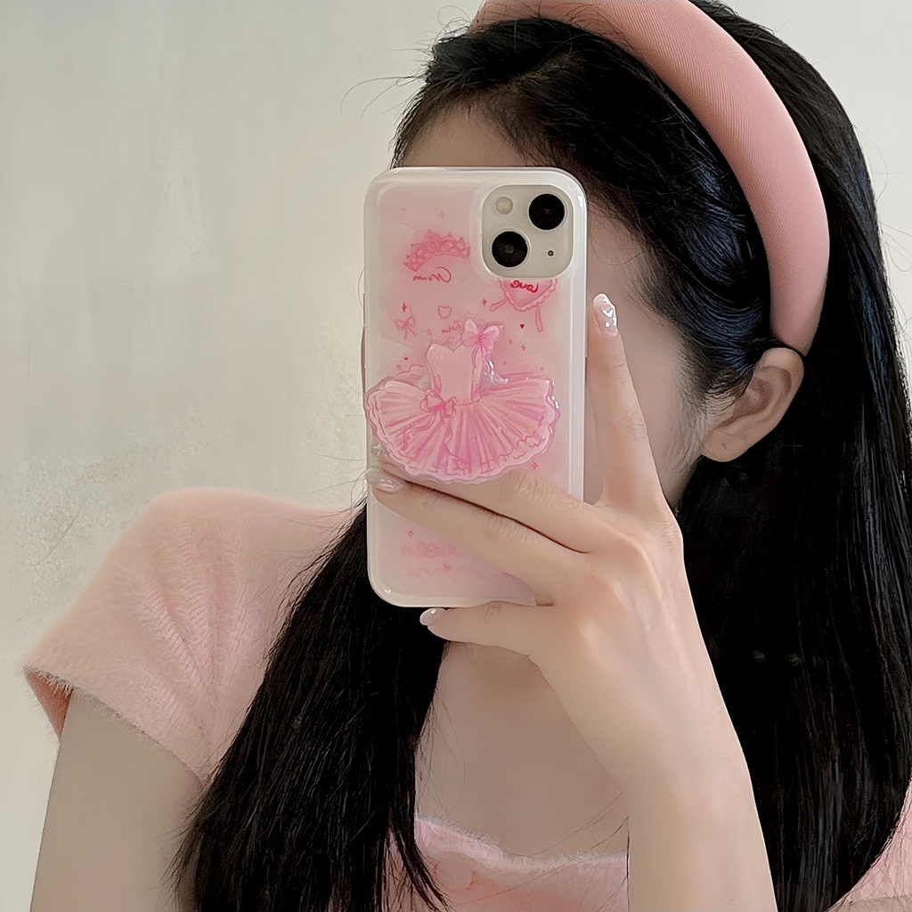 Ốp Điện Thoại tpu Mềm Trong Suốt Hai Mặt Có Giá Đỡ Cho iPhone 14 13 12 11 PRO MAX