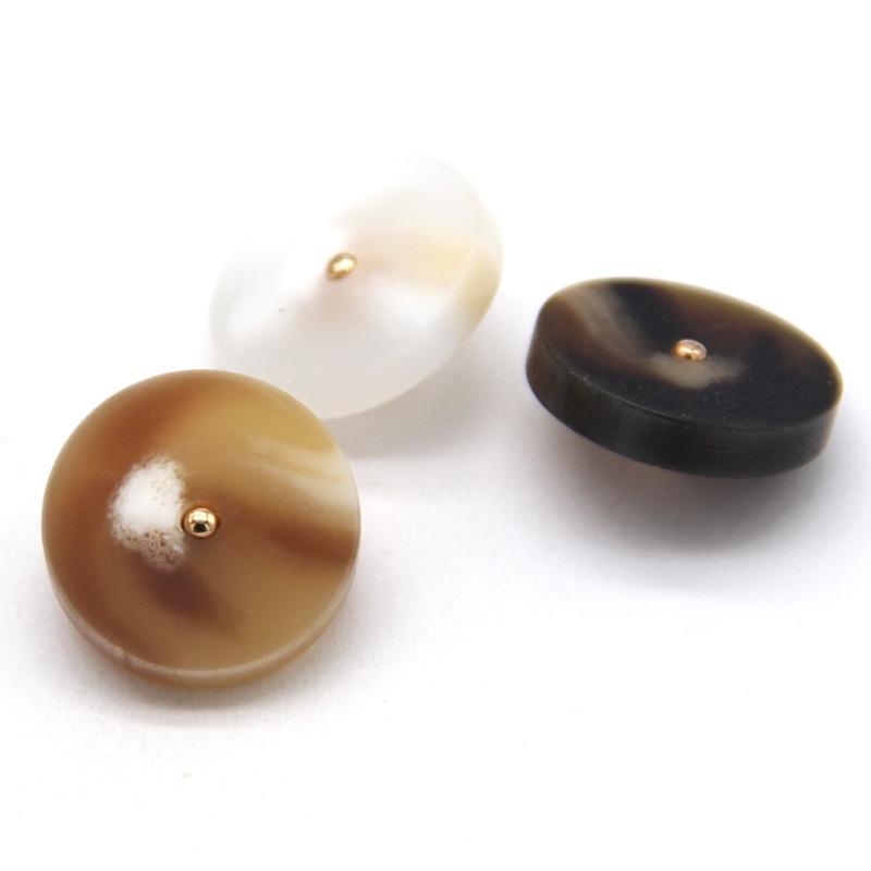 Set 50 Nút Tròn 15-30mm Bằng Nhựa Chuyên Dụng Cho May Áo Khoác