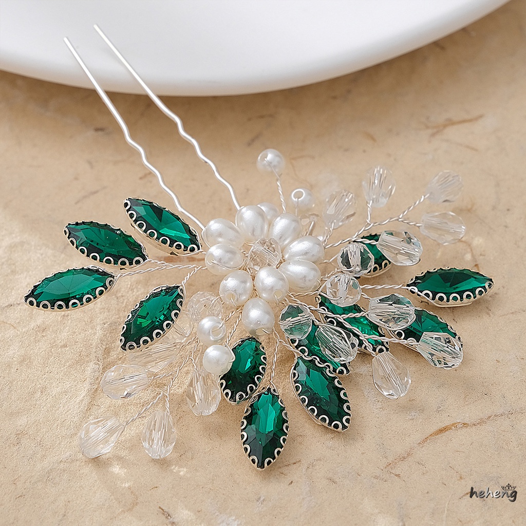 Kẹp TóC HìNh Chữ U ĐíNh Kim Cương Giả ThờI Trang Cho Nữ