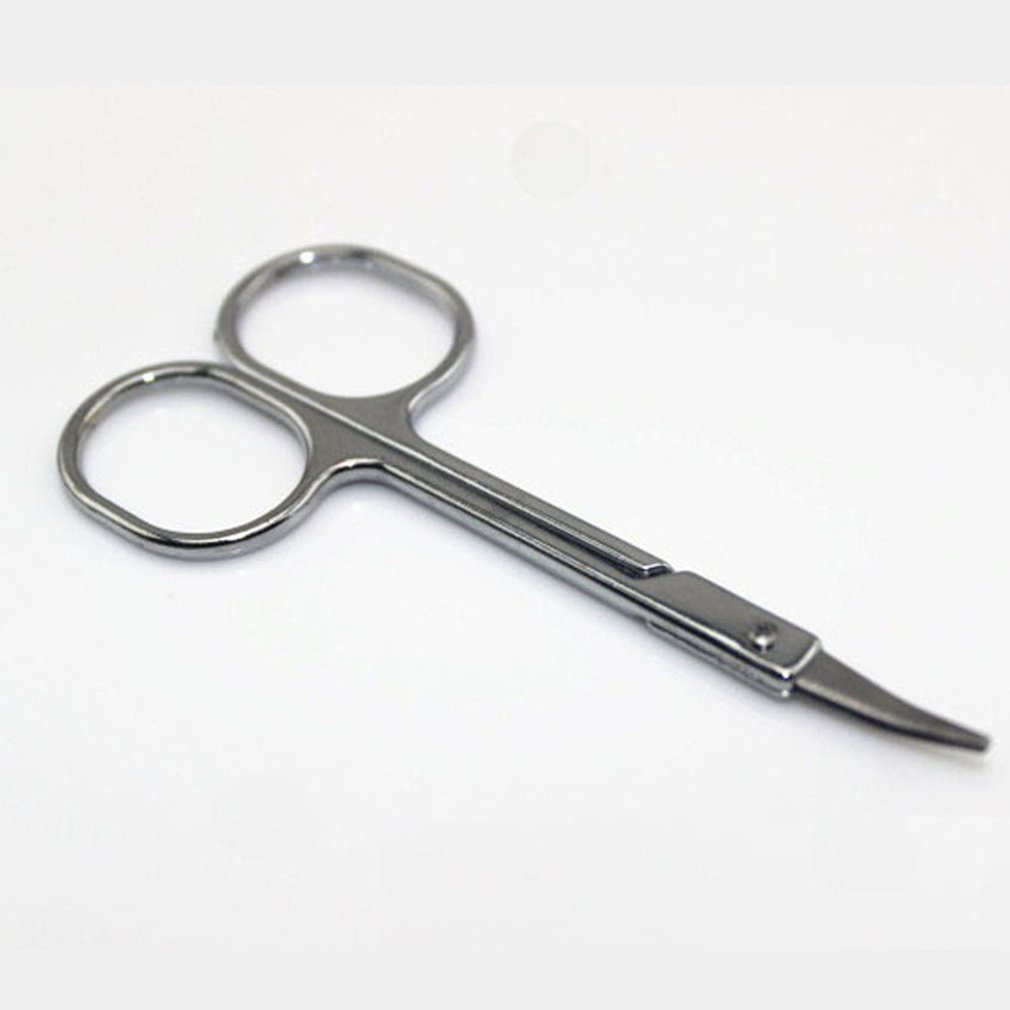 Nose Hair Scissors Small Eyebrow Cutter Stainless Steel Makeup Scissors