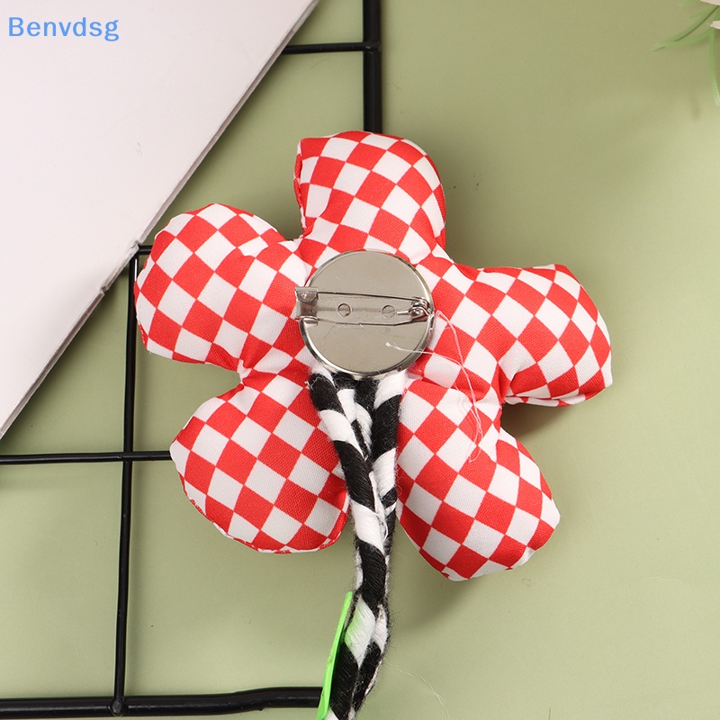 Phụ Kiện Cài Túi Xách Trang Trí Nội Thất Xe Hơi Hình Hoa Ba Chiều Bằng Cotton Dễ Thương DIY