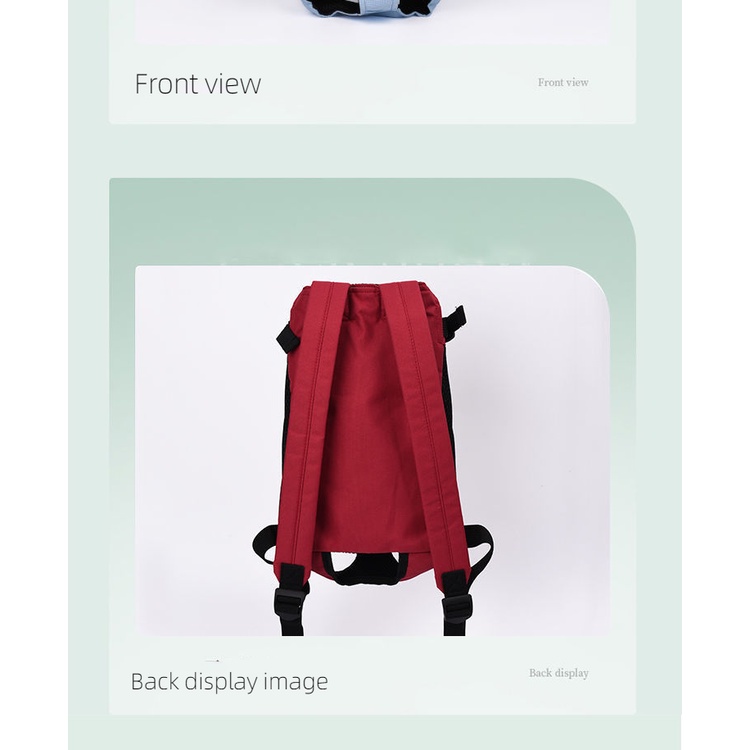 Ba Lô Thoáng Khí Hình Chó Mèo Và Chó Đeo Ngực Thuận Tiện Khi Đi Du Lịch Bốn Chân