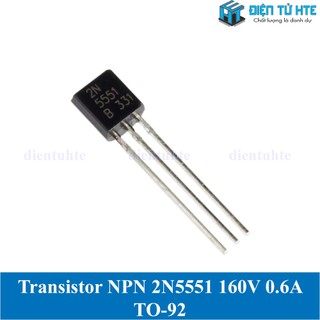 Combo 10 con ﻿transistor npn 2n5551 160v 0.6a to-92