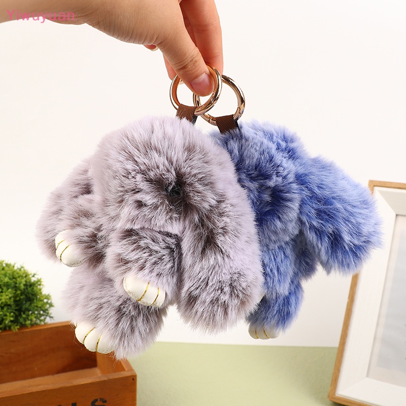 Móc Khóa Thỏ Nhồi Bông 15CM Mới