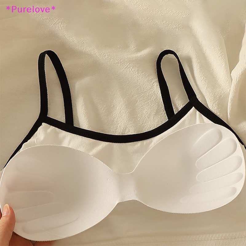 Áo Lót Thể Thao Nâng Ngực Vải cotton Không Đường May Hở Lưng Thời Trang Dành Cho Nữ Mới