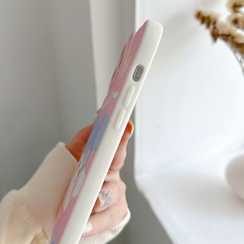 Ốp Điện Thoại TPU Mềm Có Túi Khí Chống Sốc In Hình Bé Gái Dễ Thương Cho IPhone 11 14 13 12 Pro Max