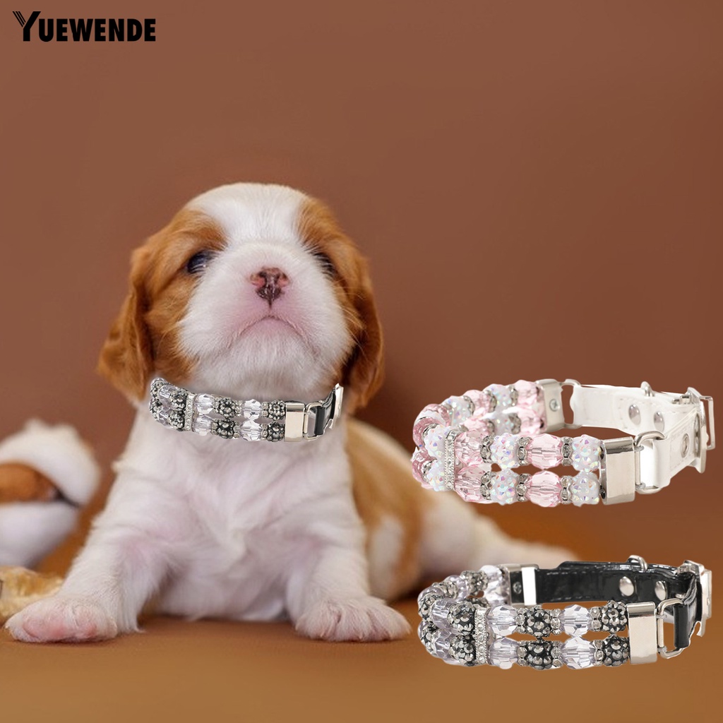 Vòng Cổ Đính Hạt Chống Đứt An Toàn Cho Thú Cưng