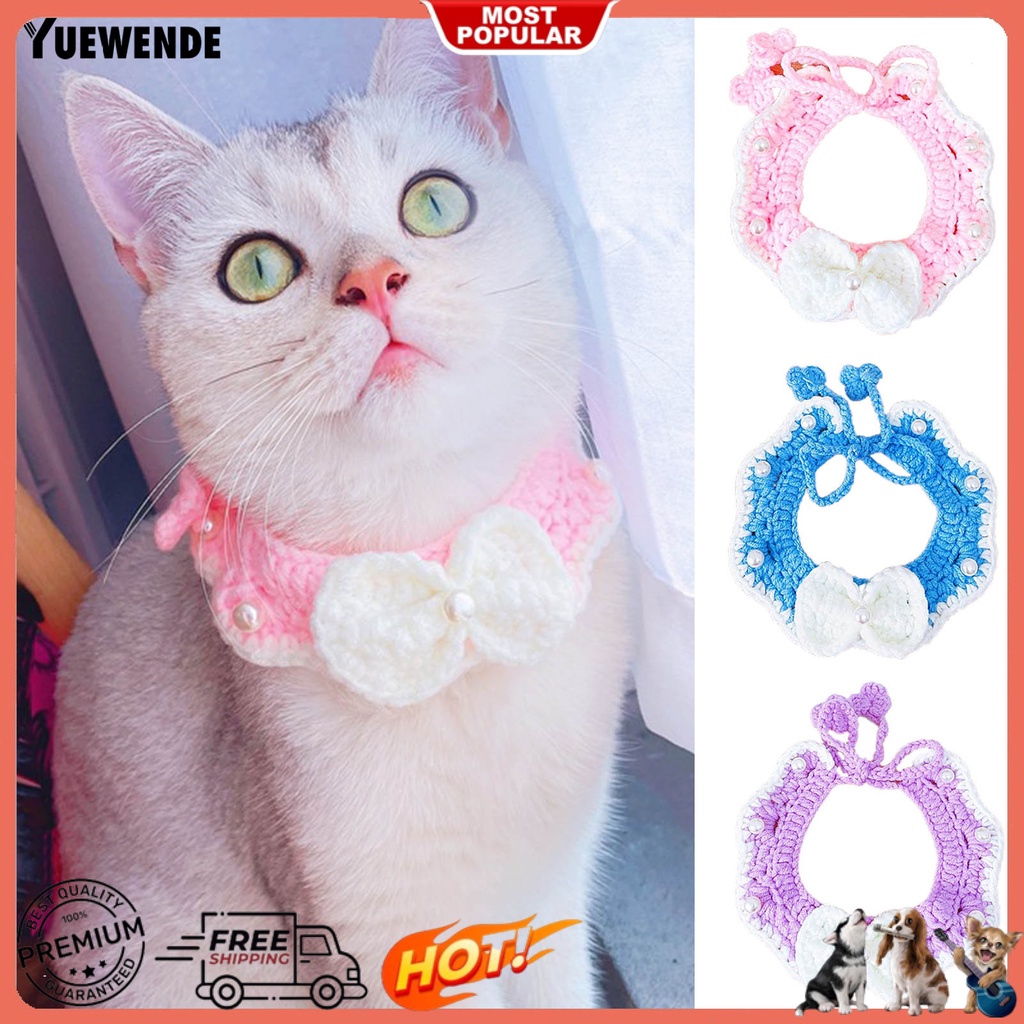 Yq.e Vòng Cổ Thắt Nơ Có Thể Điều Chỉnh Cho Thú Cưng