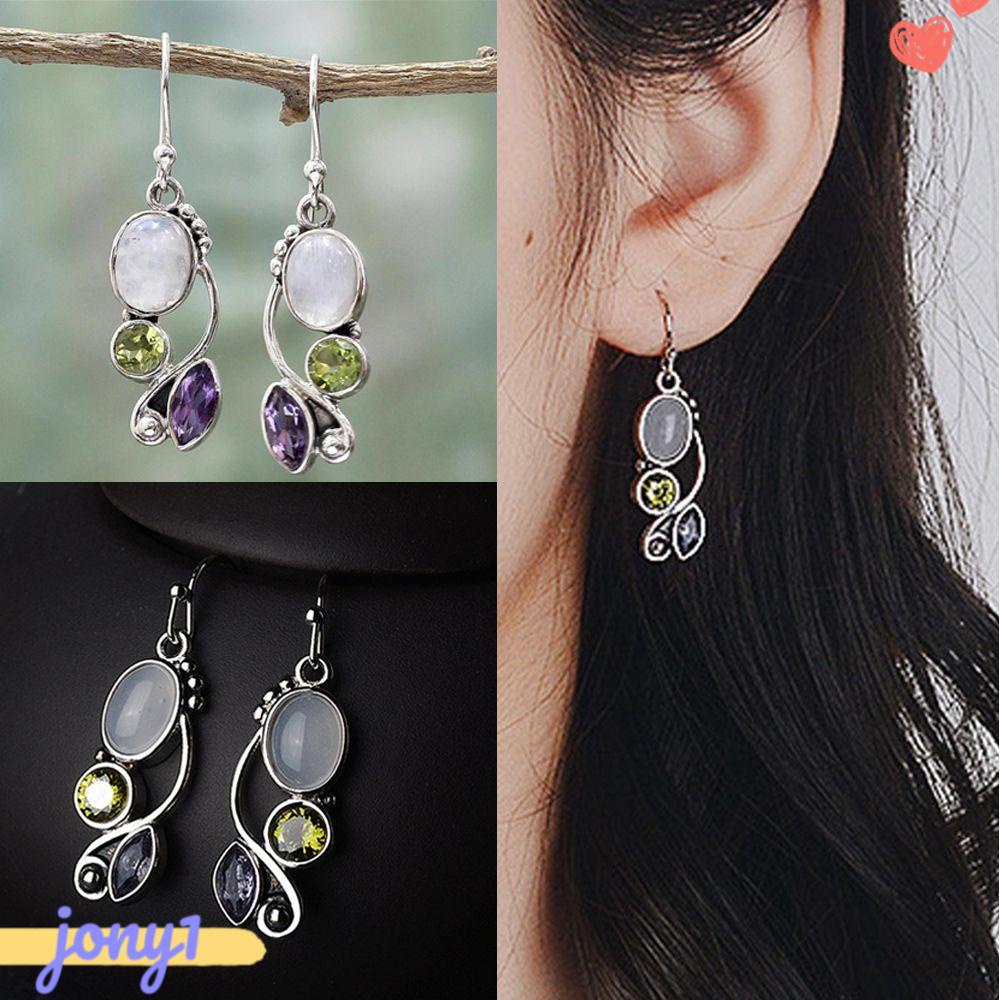 Hoa Tai Mặt Hình Conye|Khuyên Tai Lủng Lẳng Trang Sức Đám Cưới Perido