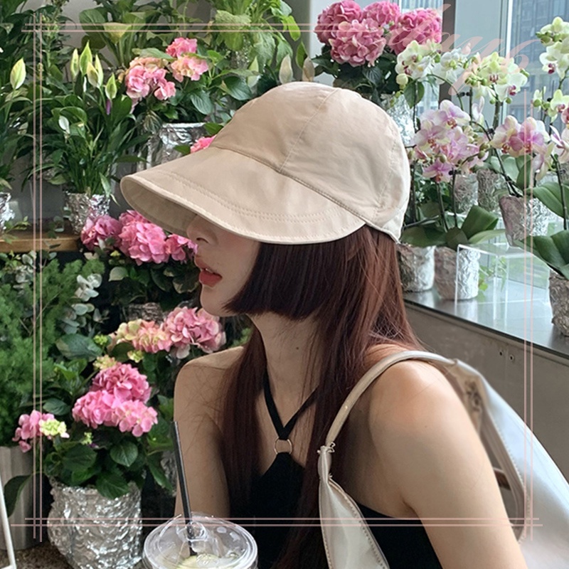 Mũ Tai Bèo Chống Nắng Mỏng Nhẹ Thoáng Khí Che Phủ Khuôn Mặt Dành Cho Nữ