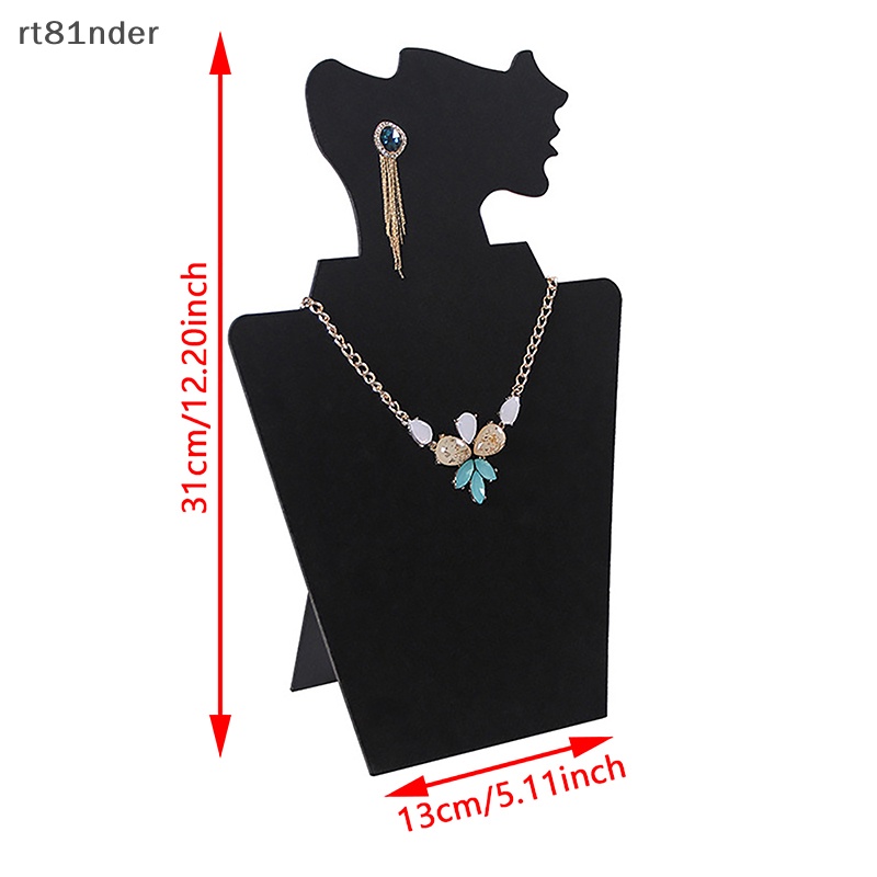 Rt Giá Đỡ Trưng Bày Trang Sức Bề Mặt Nhung Đen Đơn Giản Sắp Xếp Gọn Gàng