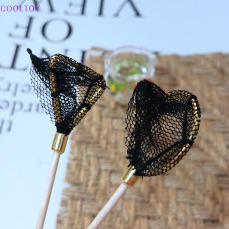 Set 2 Lưới Đánh Cá Mini Tỉ Lệ 1 / 12 Trang Trí Nhà Búp Bê