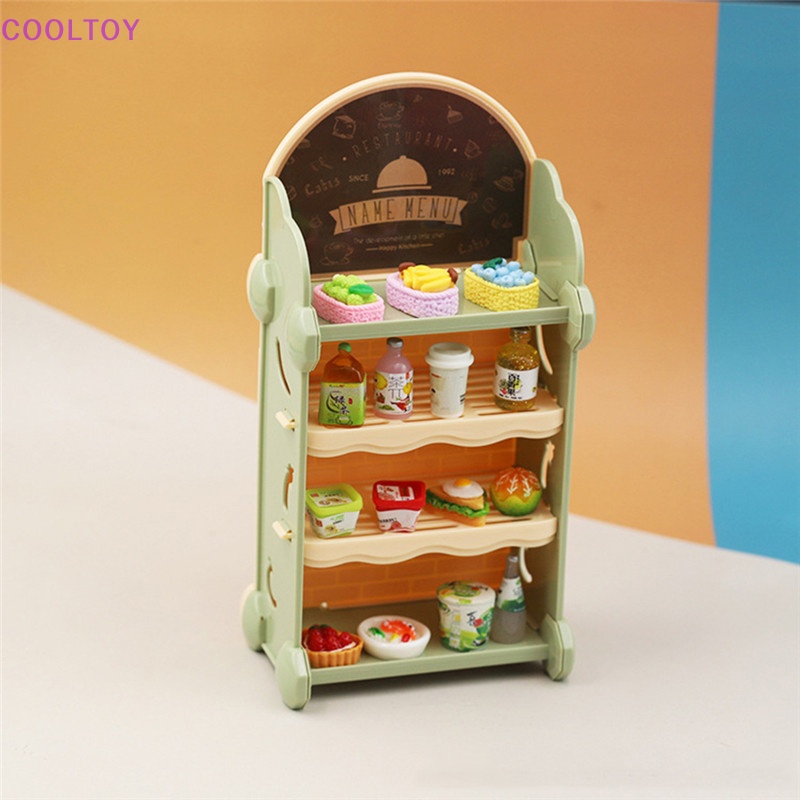 Cooltoy Mô Hình Kệ Để Đồ Ăn Tỷ Lệ 1: 12 Trang Trí Nhà Búp Bê