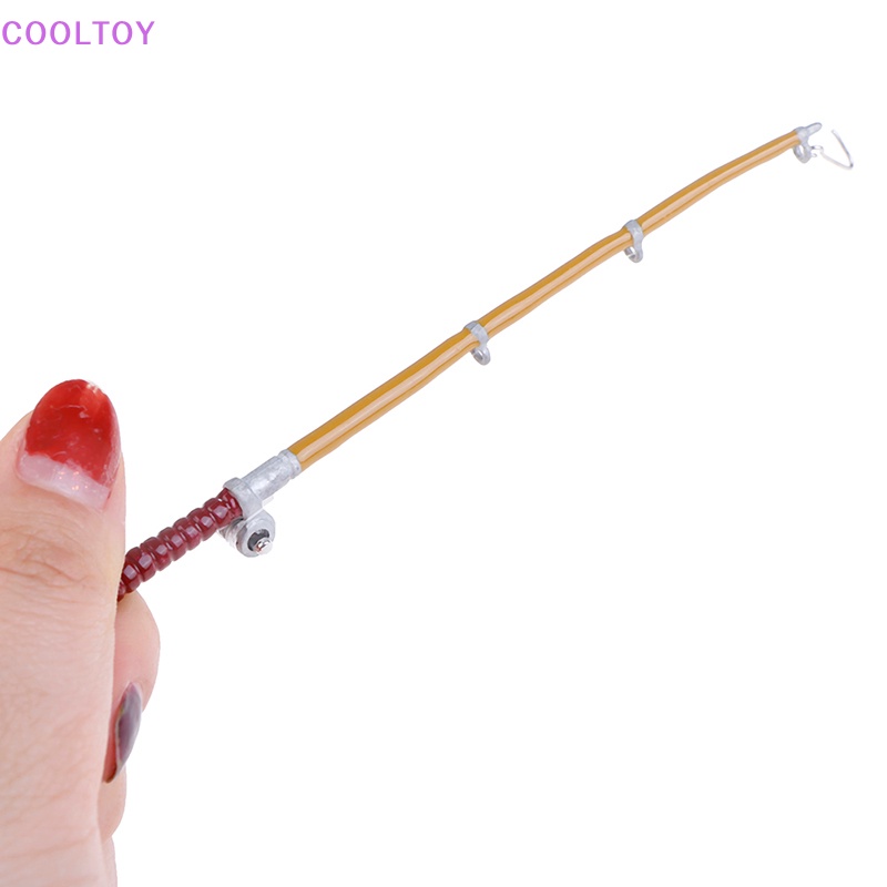 Cần Câu Cá Kim Loại Trang Trí Nhà Búp Bê Tỉ Lệ 1: 12