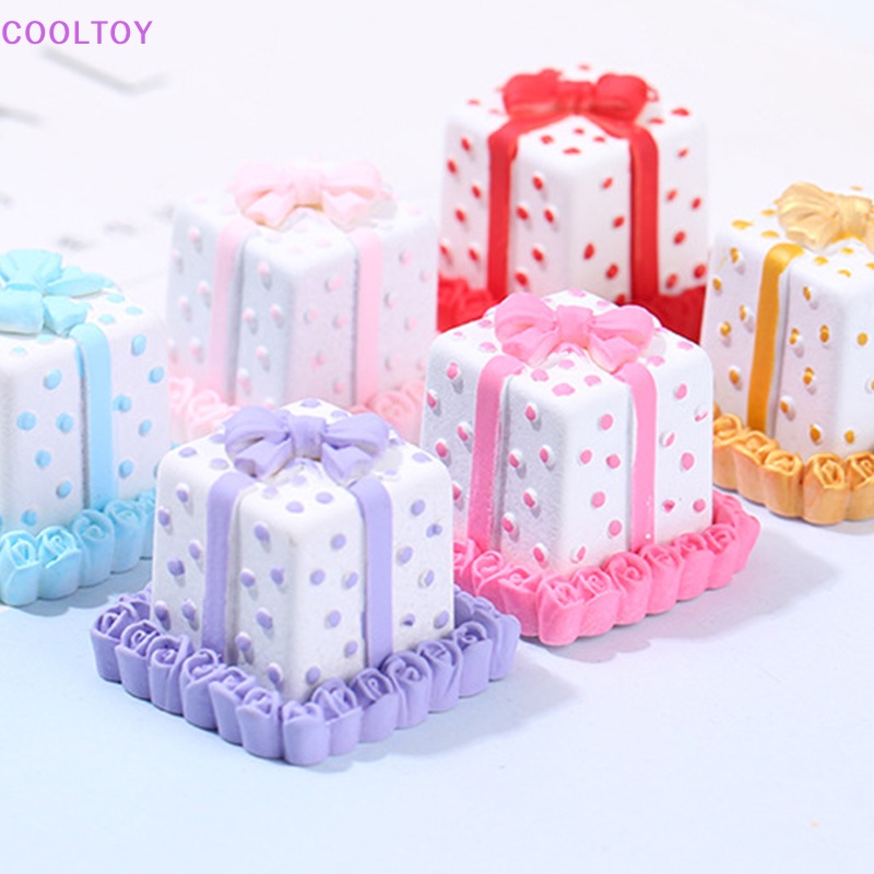 Cooltoy Mô Hình Bánh Kem mini Tỉ Lệ 1: 12 Trang Trí Nhà Búp Bê