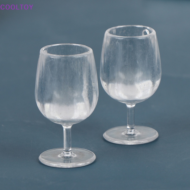 Set 10 Ly Rượu Mini Tỉ Lệ 1 / 6 1 / 12 Xinh Xắn Dùng Để Trang Trí Nhà Búp Bê