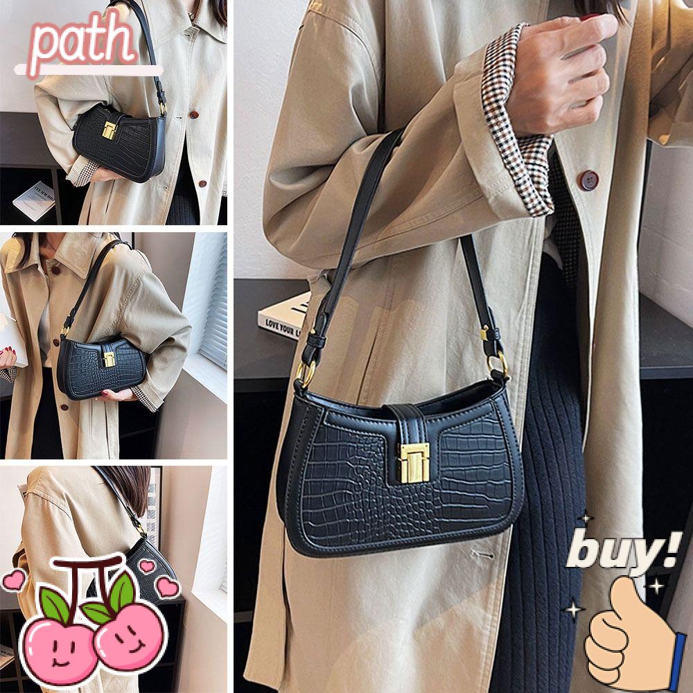 Túi Xách Da PU Đeo Chéo Thiết Kế Đơn Giản