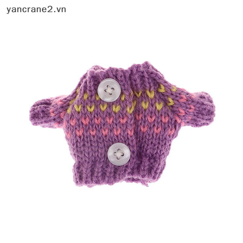 Set Đồ Gồm Quần Short + Áo Sweater + Mũ Tai Thỏ Mini + Tai Thỏ Dành Cho Búp Bê 1 / 12 yancrane2.vn