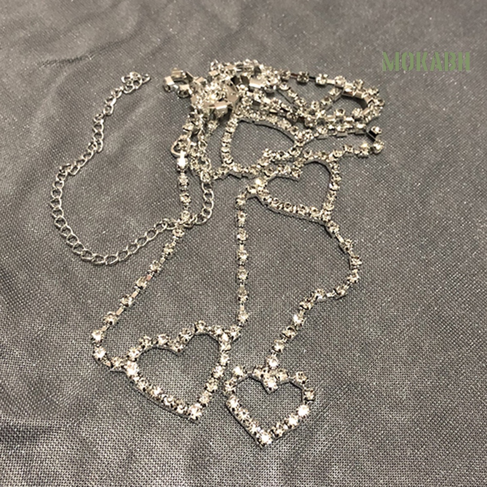 Dây Đeo Hông / Thắt Lưng Đính Đá Hình Trái Tim Thời Trang Đi Biển Cho Nữ