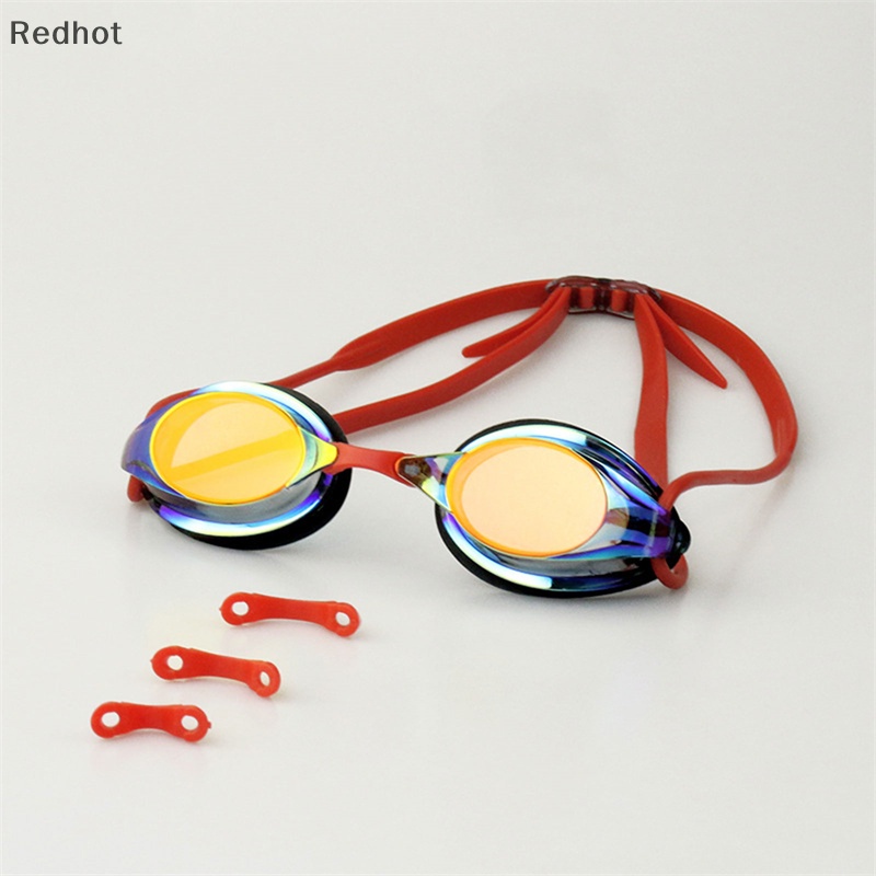 &lt; Redhot &gt; Kính Bơi Chuyên Nghiệp Bằng Silica Gel Chống Sương Mù Không Thấm Nước