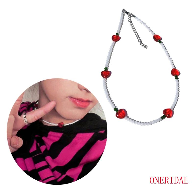 Vòng cổ Mặt Trái Tim Phong Cách Bohemian