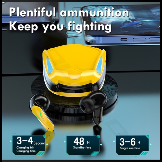 Tai nghe không dây Zevaret Ks25 Tws 5.2 Chế Độ Thấp Hiệu Quả Kép