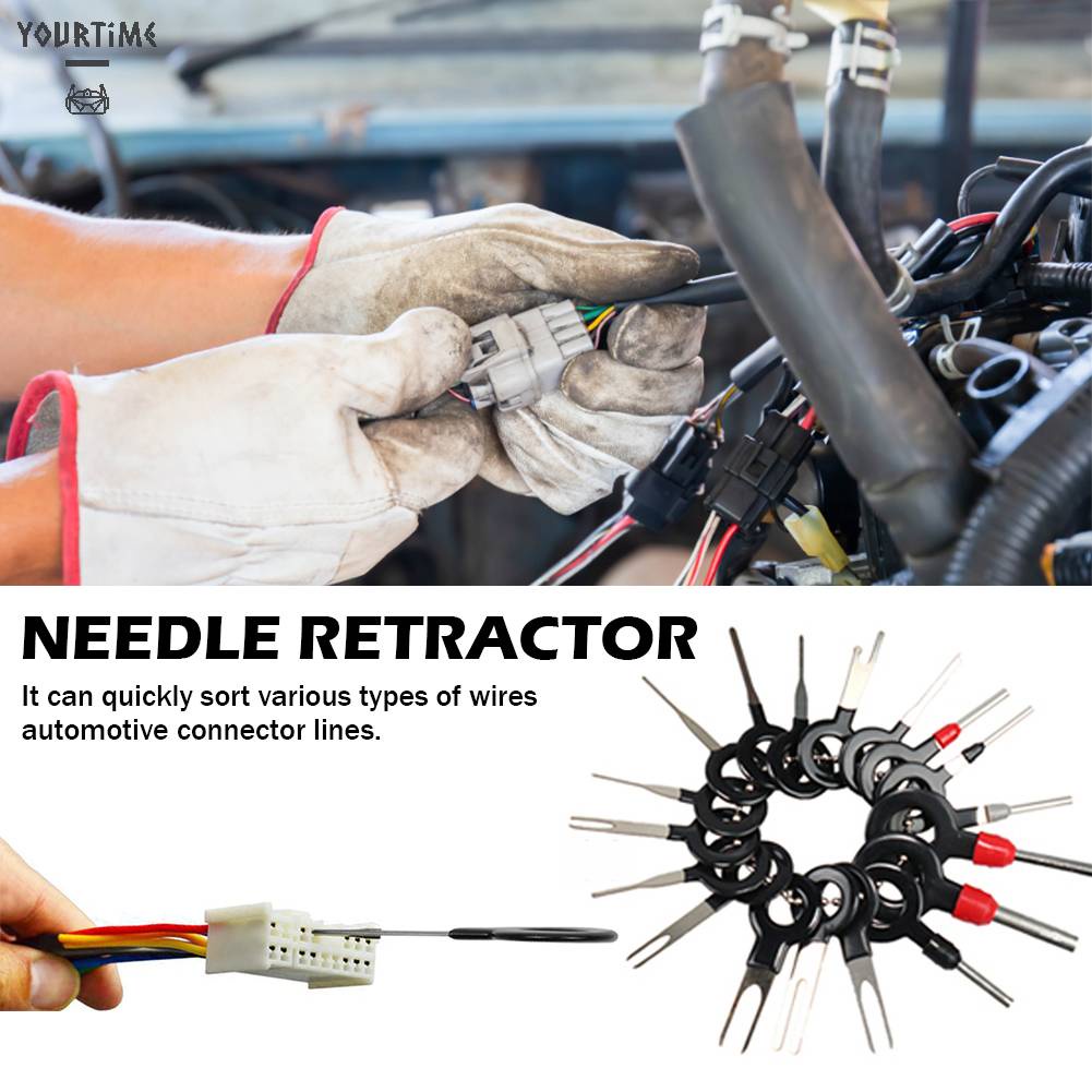 Set 11-26 Dụng Cụ Tháo Gỡ Chốt Nối Dây Điện Cho Xe Hơi