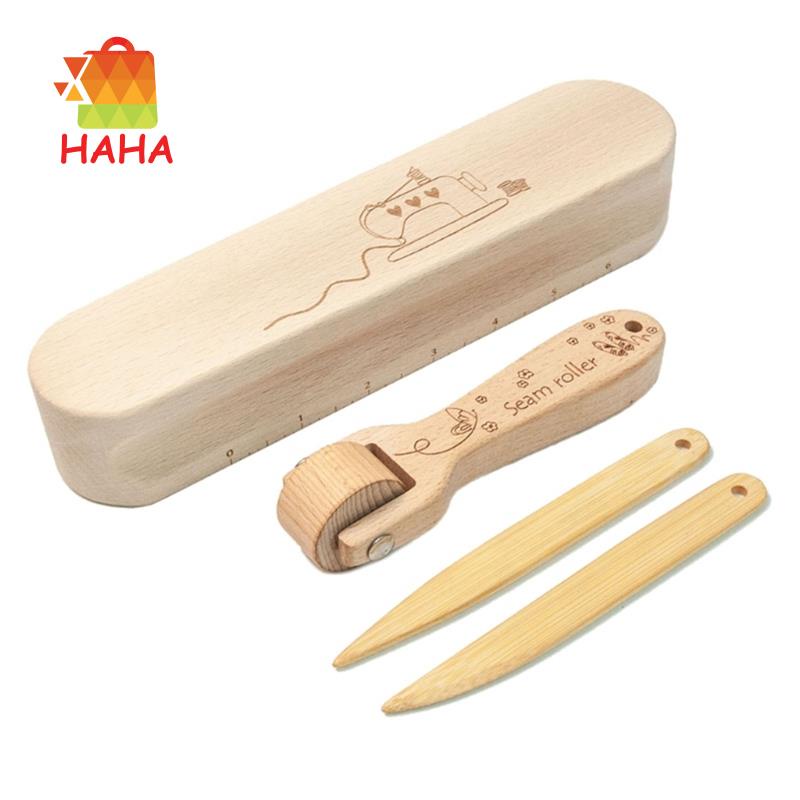 1 Bộ Dụng Cụ May Vá Bằng Gỗ Nhiều Màu Sắc Dùng Trang Trí Nhà Cửa