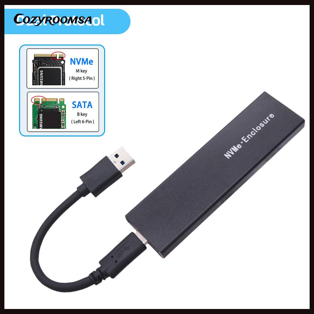 Vỏ Ổ Cứng Ngoài SSD M2 USB 3.1 Gen 2 RTL9210B