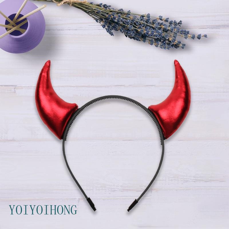 Cài Tóc Hình Sừng Quỷ Độc Đáo Hóa Trang Halloween