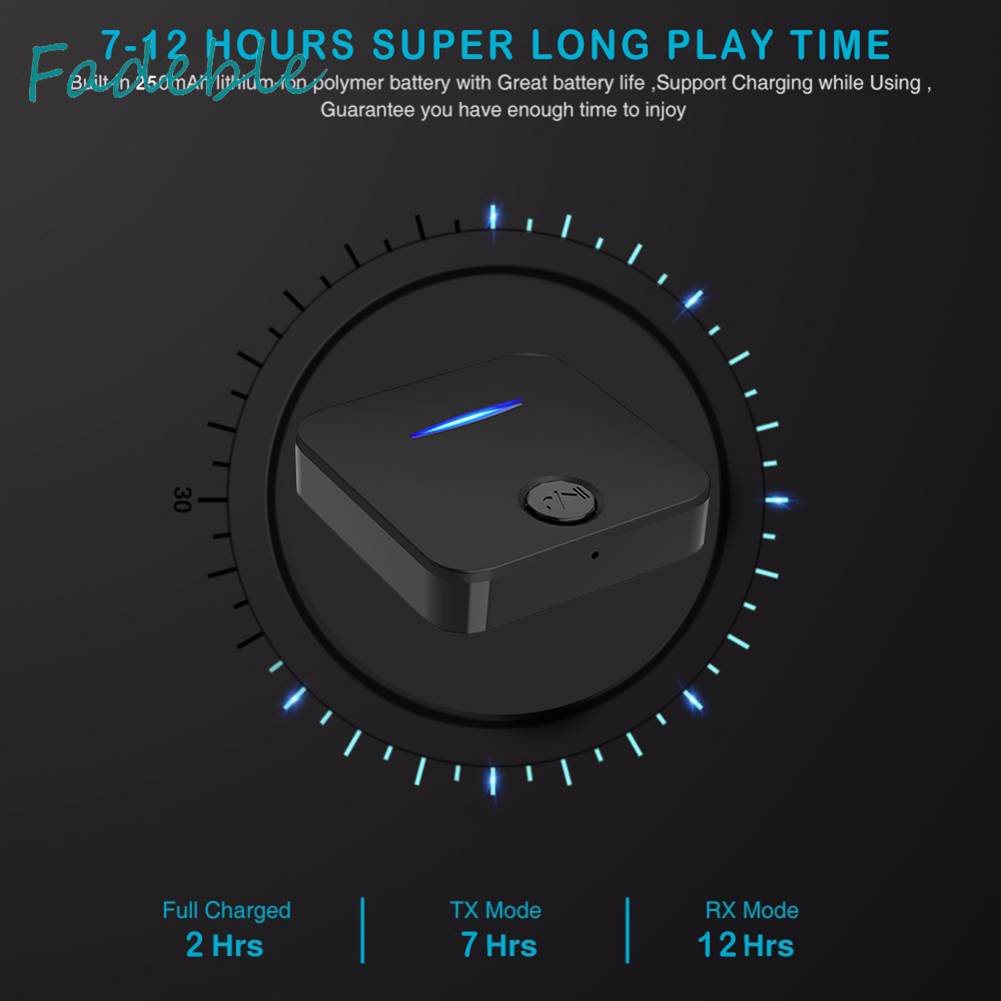 Dây Cáp Âm Thanh 250mAh 3.5MM Bluetooth 5.0 Chuyên Dụng Cho Loa Xe Hơi