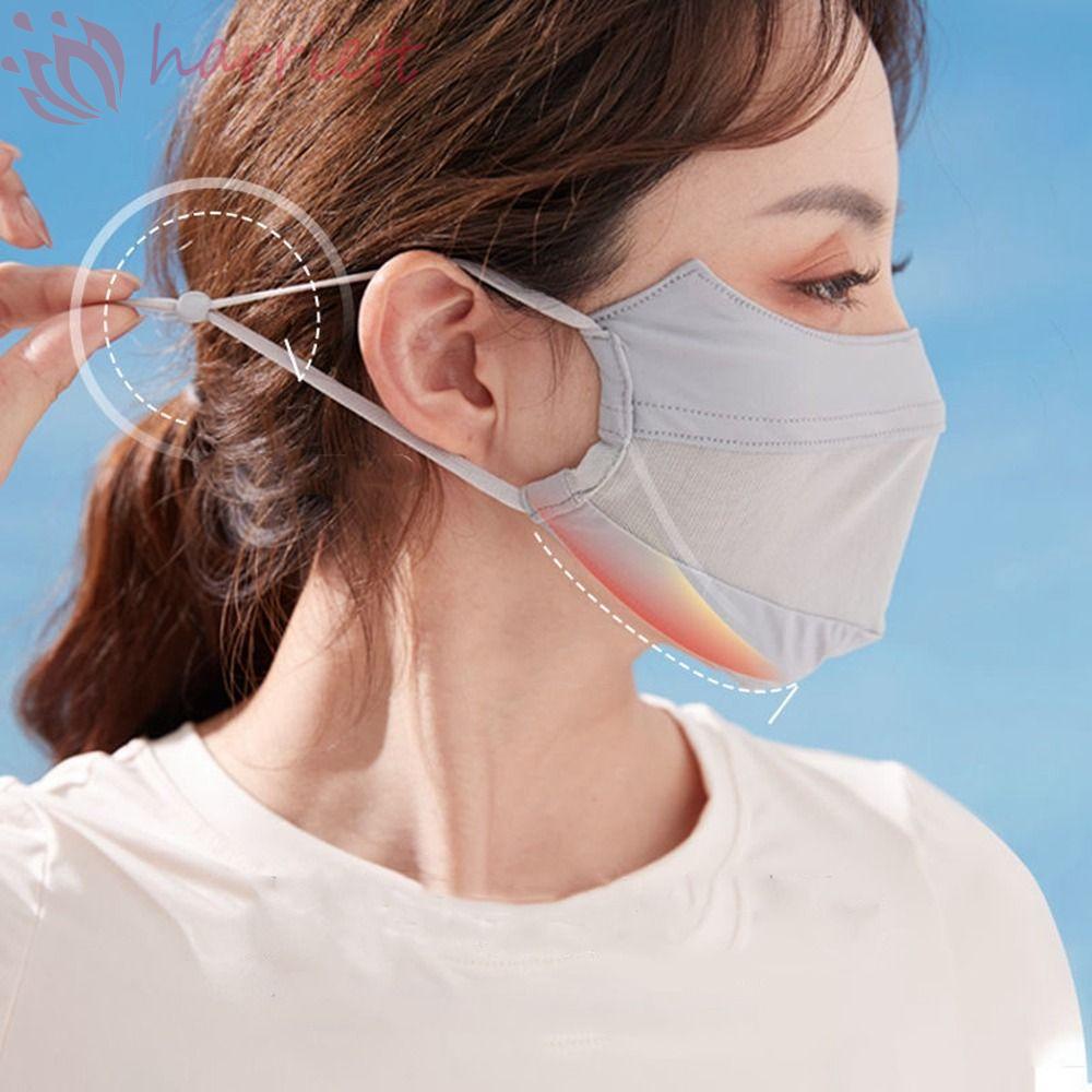 Khẩu Trang Lụa Chống Nắng Chống Tia uv Bảo Vệ Mắt Thời Trang Cho Nam