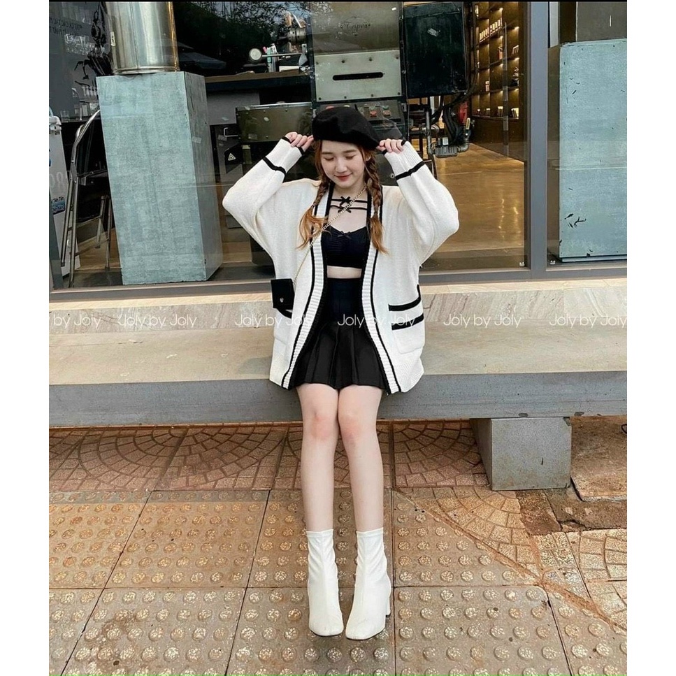 Áo Khoác Cadigan Viền Hàng Quảng Châu Cao Cấp ~Áo Khoác Cadigan Viền Siêu Hot