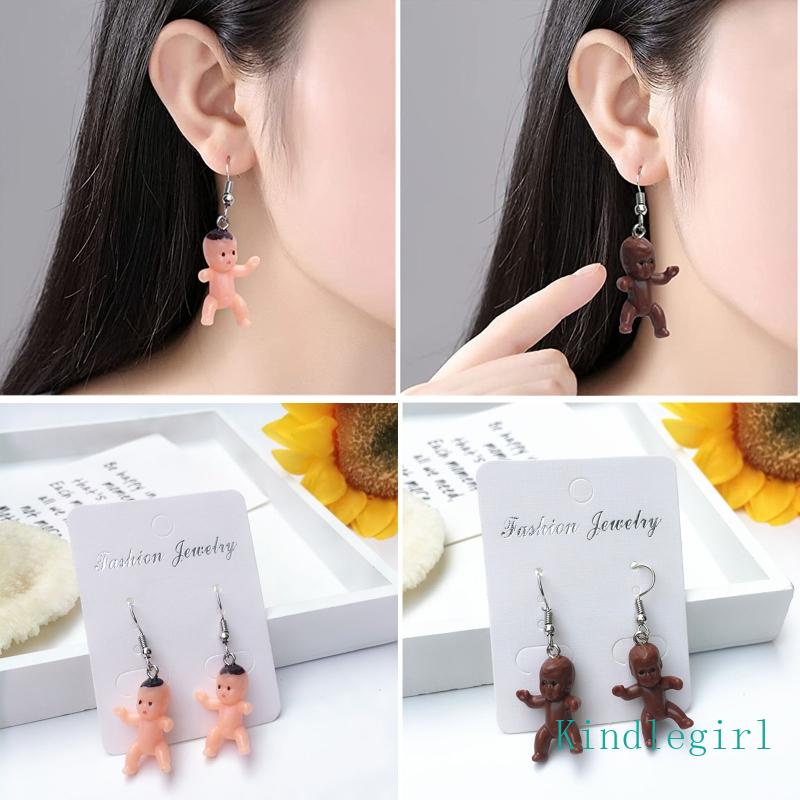 1 Cặp Bông Tai Thả Resin Thủ Công Bằng Nhựa 2 Màu Cho Nữ