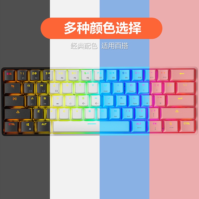 Bàn Phím Cơ Gaming Có Dây K28 RGB Mobile Tablet MCA esports Kết Nối Bluetooth Không Dây