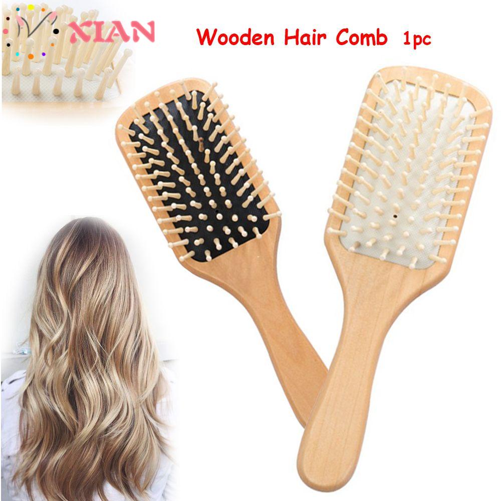 Lược Gỗ Chống Tĩnh Điện Mát Xa Da Đầu